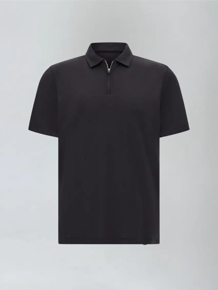 Ethan | Modern Stylish Black Polo Shirt 3