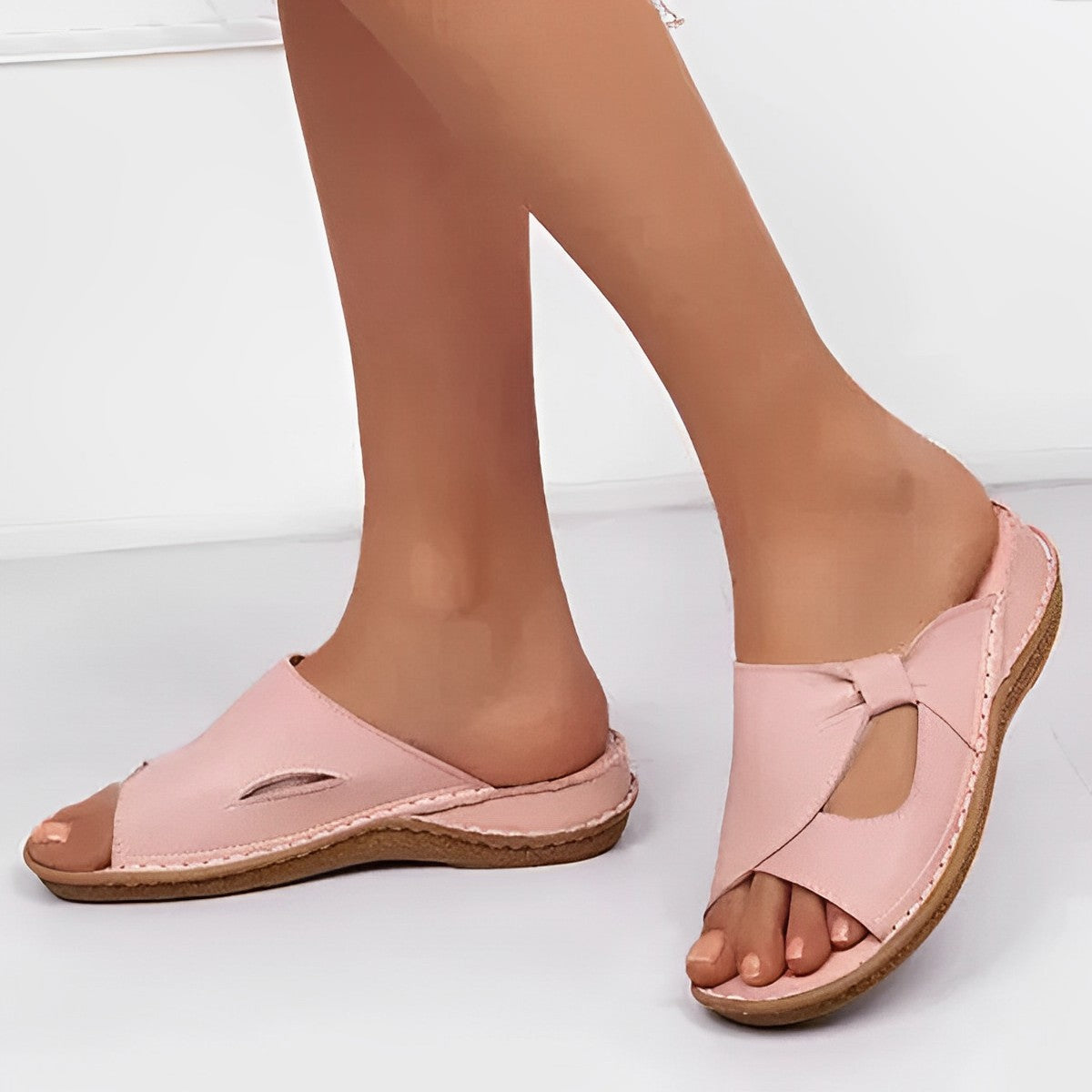 Alfryda – Orthopedic Leather Sandals for Women – Comfortable, Stylish & Supportive