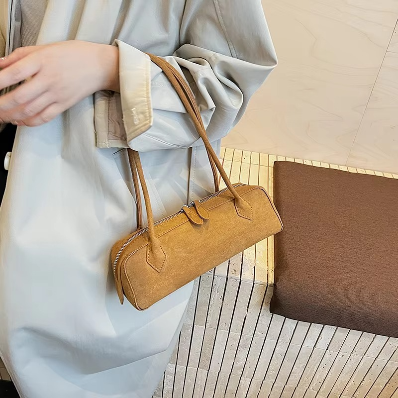 Mala de ombro outonal para senhora – Alta capacidade, design elegante com alça de ombro