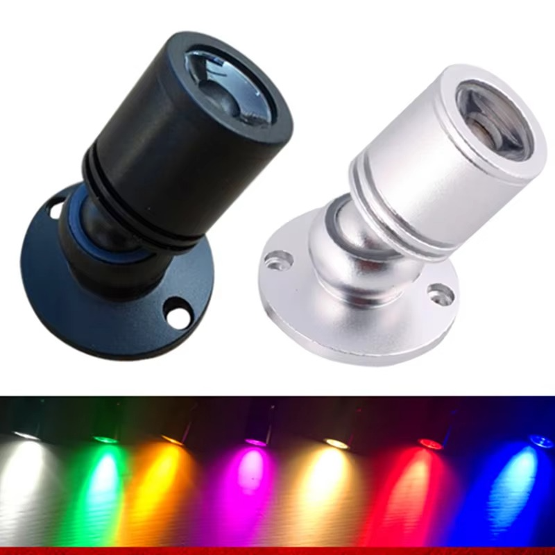 Mini LED spotlight with USB connection – 1W/3W in warm white, cold white – aluminum, 30° beam angle