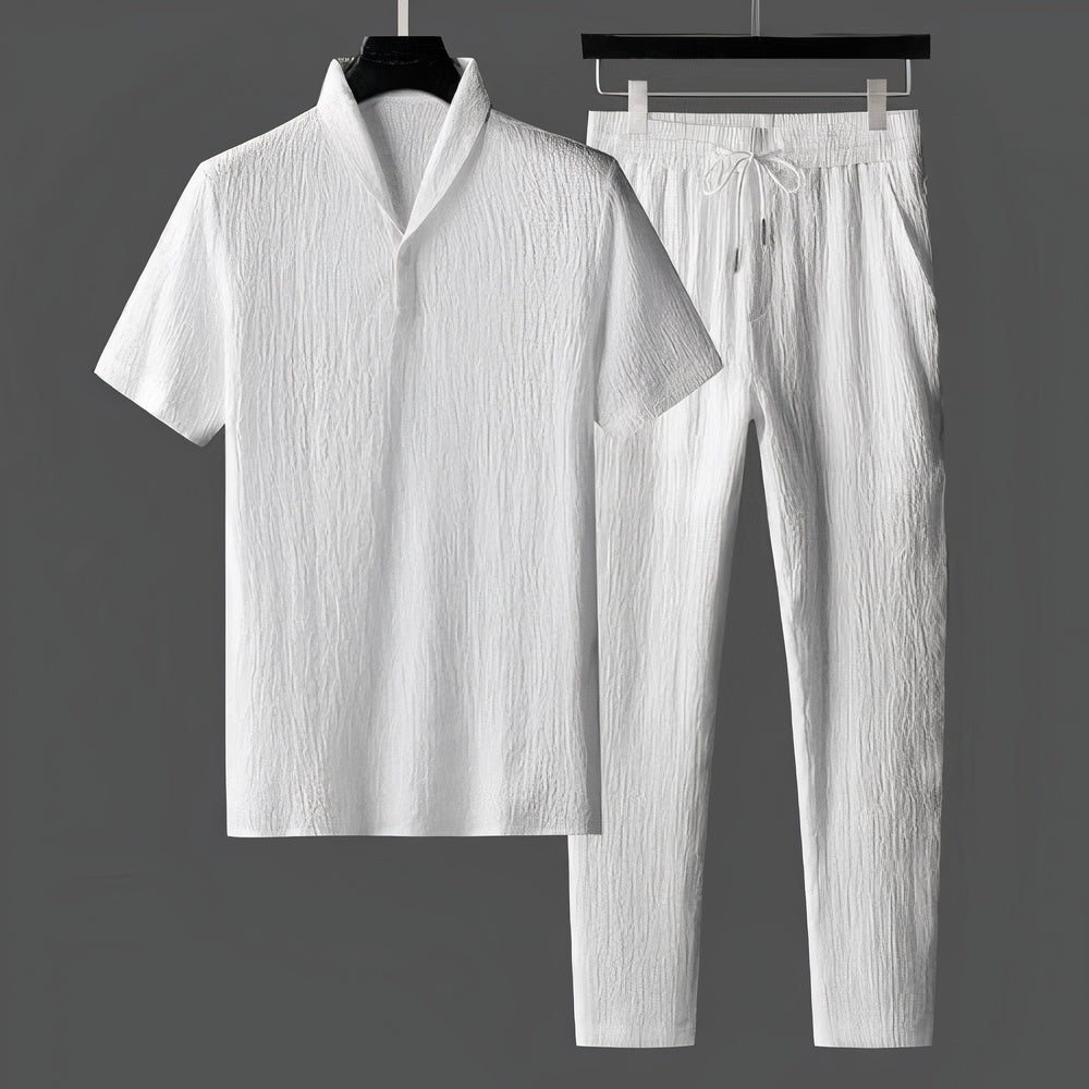 Variant image for Herren Baumwollset Schwarz Größe M Atmungsaktiv Elegant-1