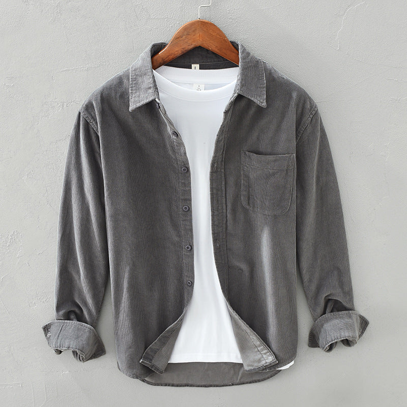 Johannes | Retro men's corduroy shirt | Elegant, versatile & comfortable