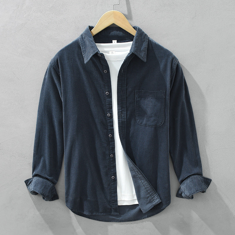 Johannes | Retro men's corduroy shirt | Elegant, versatile & comfortable