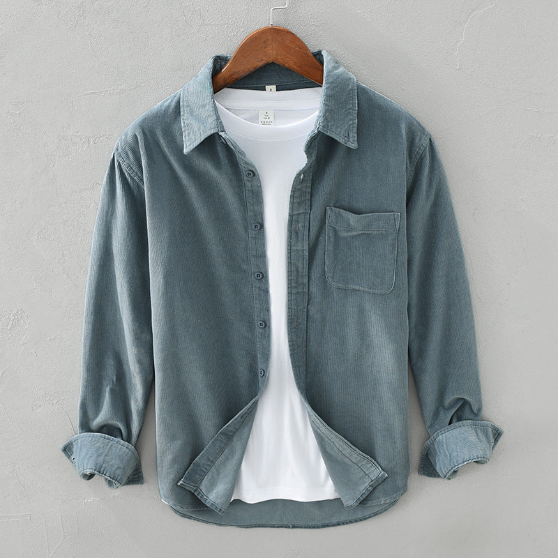 Johannes | Retro men's corduroy shirt | Elegant, versatile & comfortable