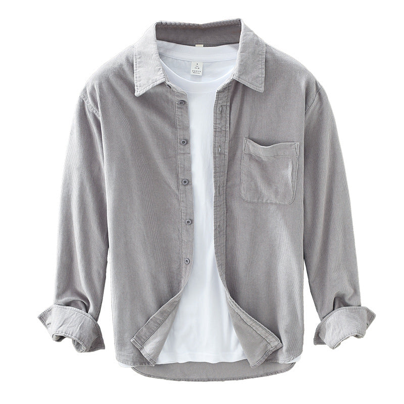 Johannes | Retro men's corduroy shirt | Elegant, versatile & comfortable