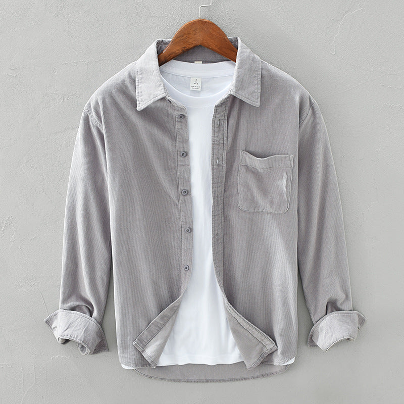 Johannes | Retro men's corduroy shirt | Elegant, versatile & comfortable