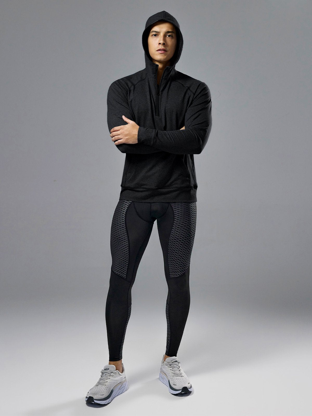 Variant image for Herren Hoodie Atmungsaktiv Leicht Mit Kapuze Sweatshirt für Training und Freizeit-11