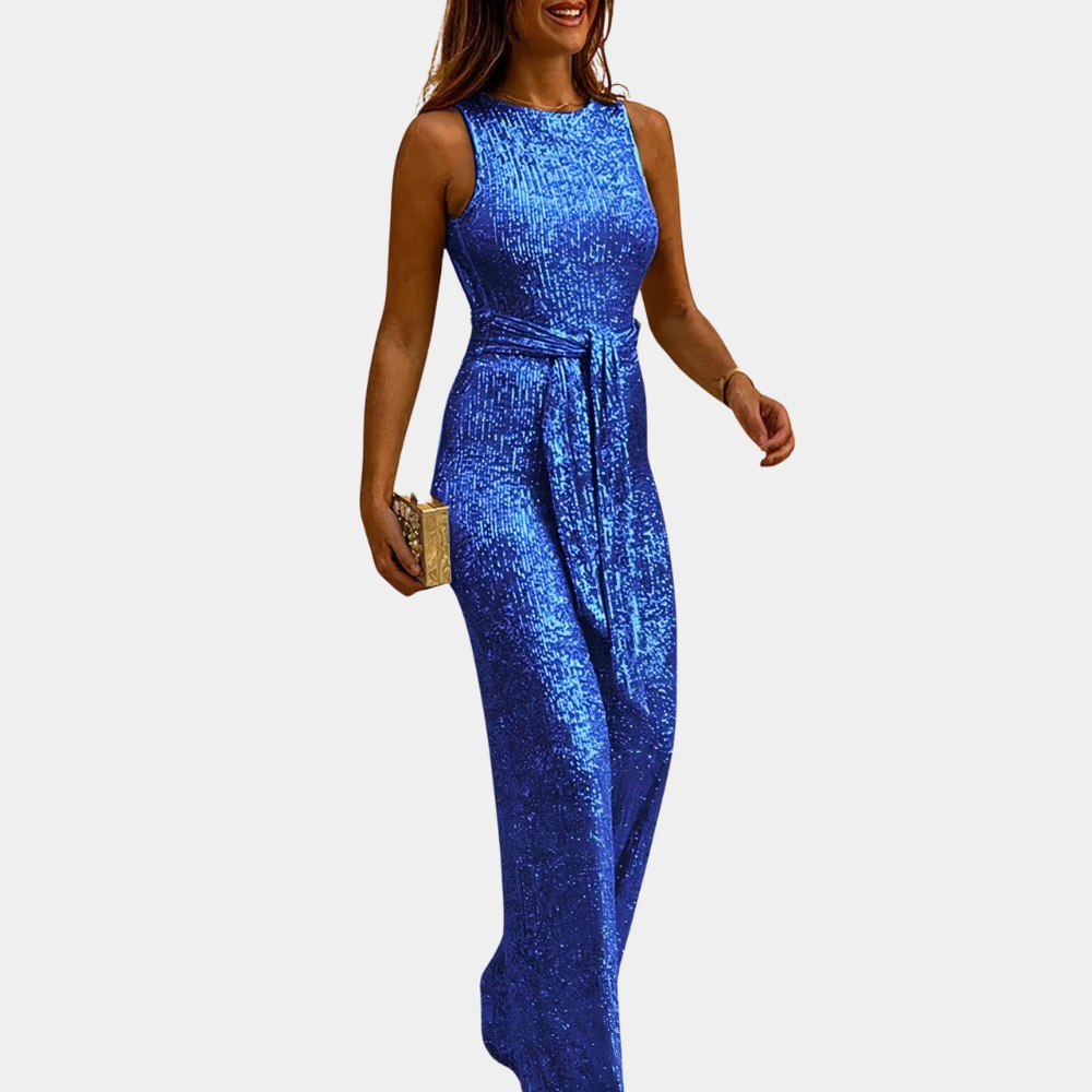 Monica Glitter Jumpsuit | Elegant women's jumpsuit for festive occasions
