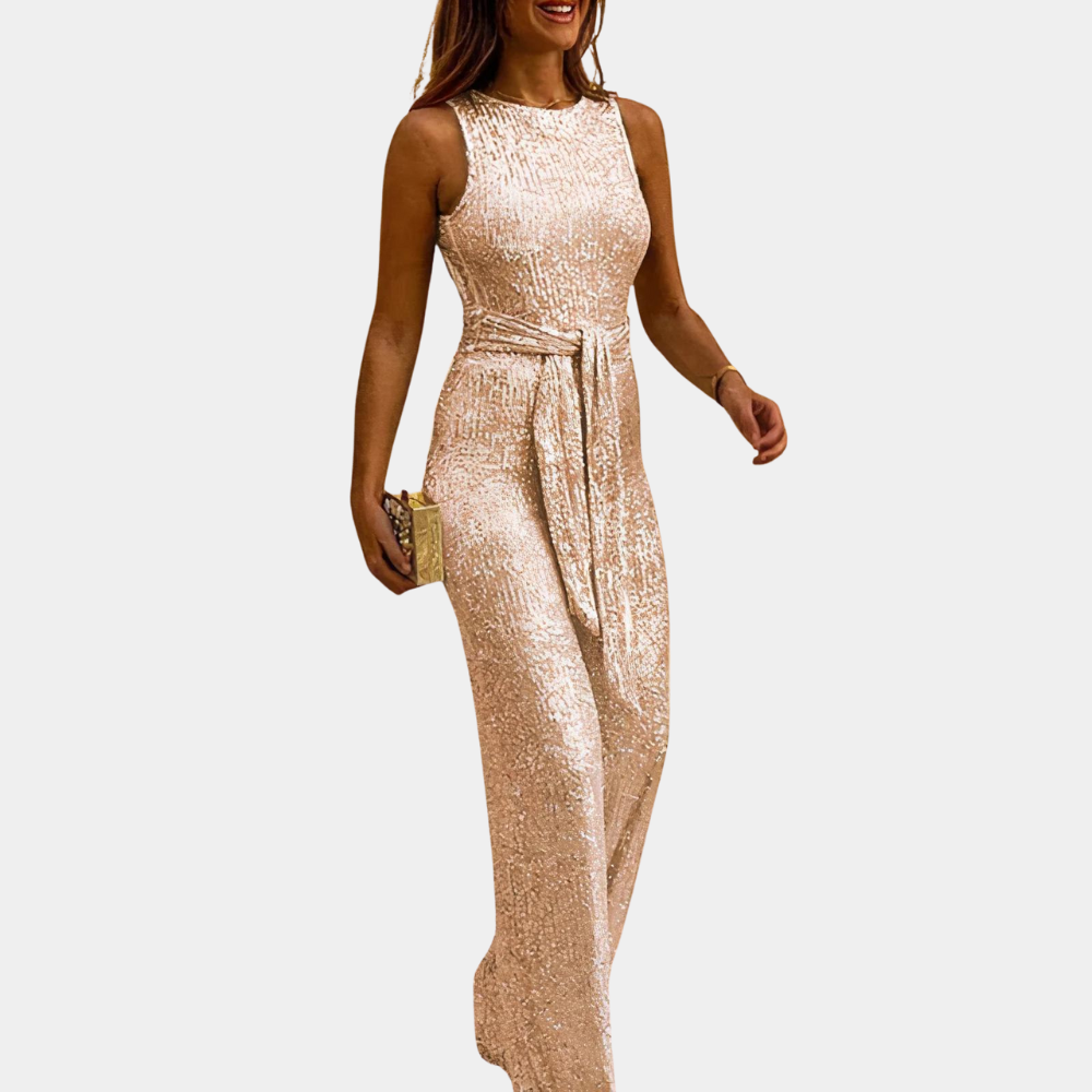 Monica Glitter Jumpsuit | Elegant women's jumpsuit for festive occasions
