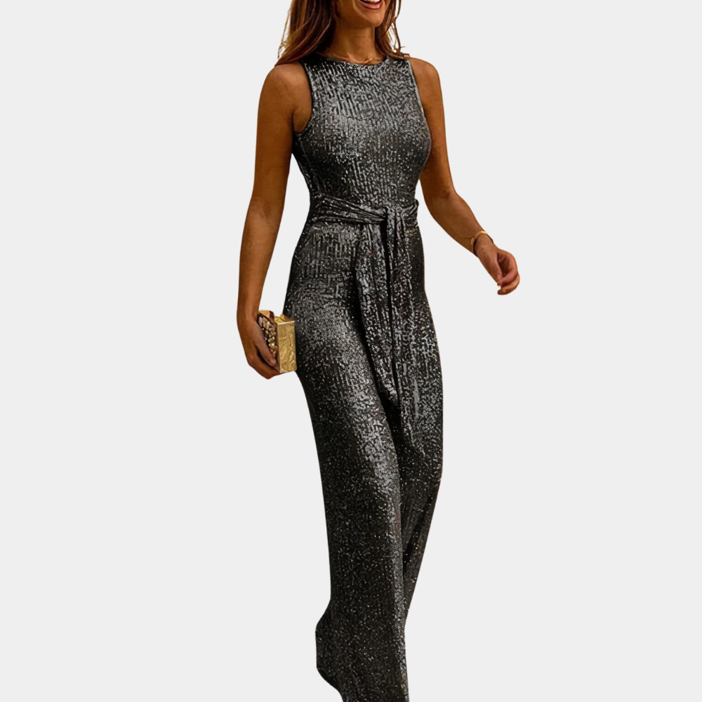 Monica Glitter Jumpsuit | Elegant women's jumpsuit for festive occasions