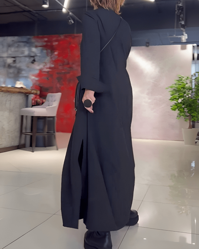 Damen Maxikleid Blau Größe M Leichtes Material-2