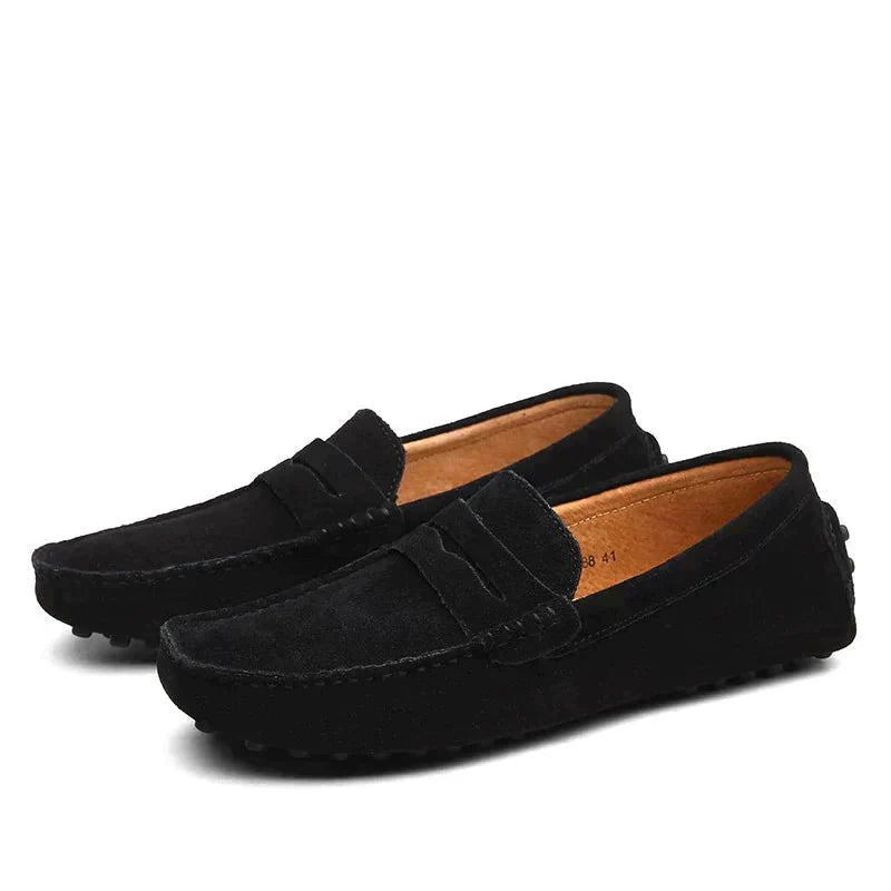 Variant image for Herren Slipper Beige Größe 42 Wildleder Atmungsaktiv Schlupfschuhe-11