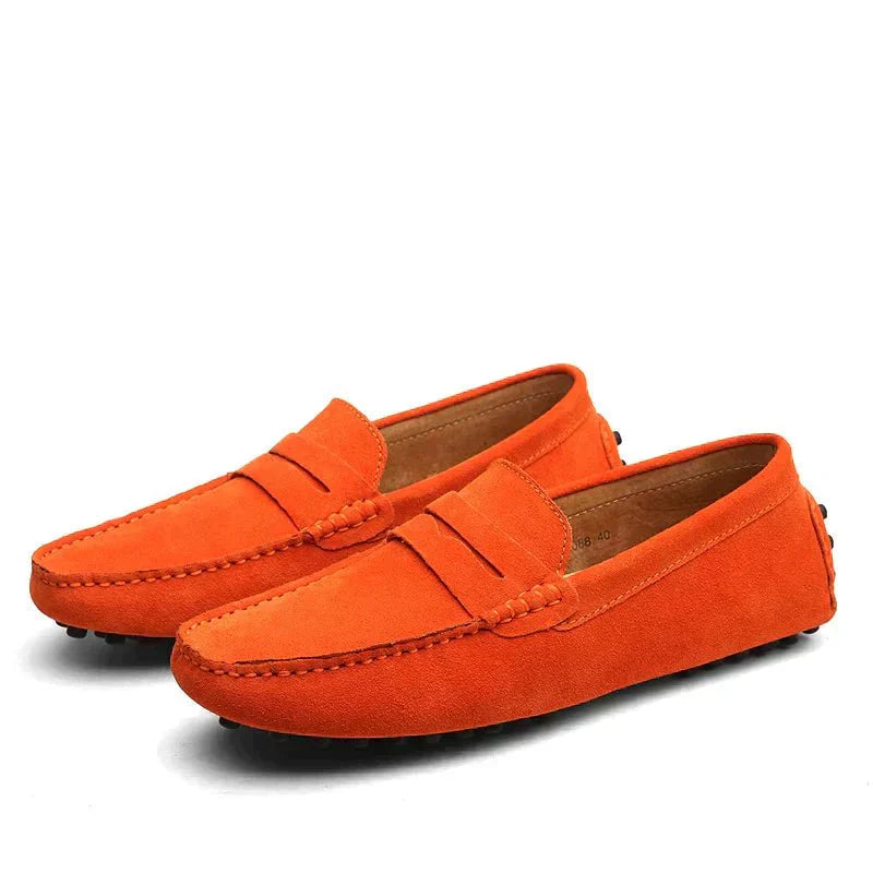 Variant image for Herren Slipper Beige Größe 42 Wildleder Atmungsaktiv Schlupfschuhe-41