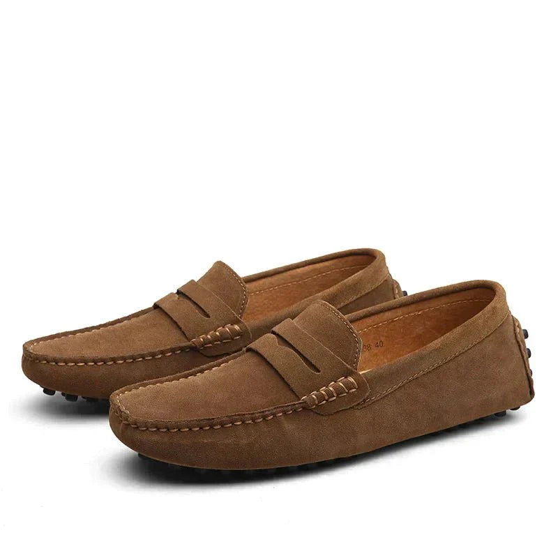 Variant image for Herren Mokassins Braun Größe 42 Wildleder Atmungsaktiv Komfortabel-1