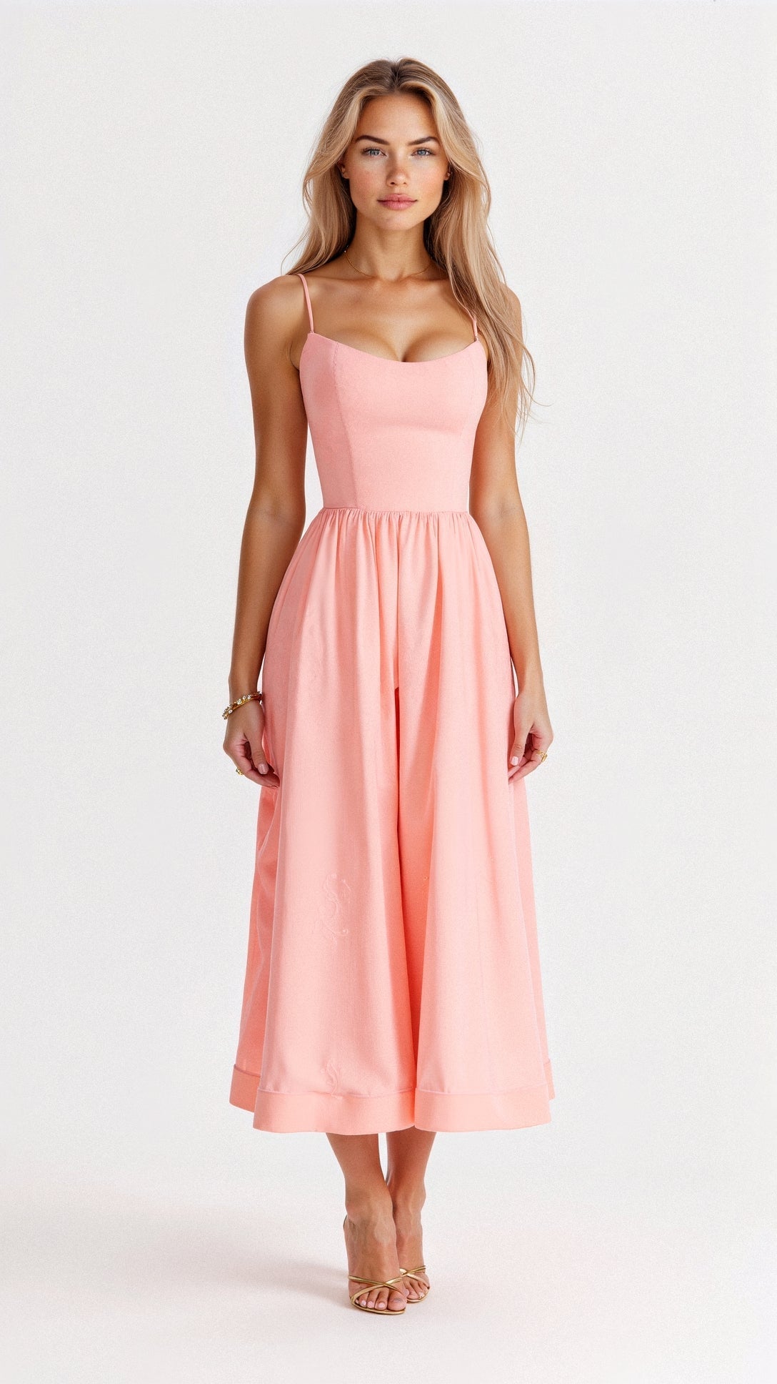 Variant image for Damen Midikleid Blau Größe M Polyester - Elegantes Festliches Kleid für Jeden Anlass-13
