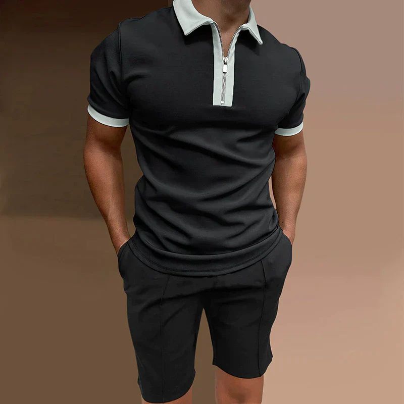 Variant image for Herren Set Blau Größe M Baumwolle Atmungsaktiv Sportlich Elegant-7