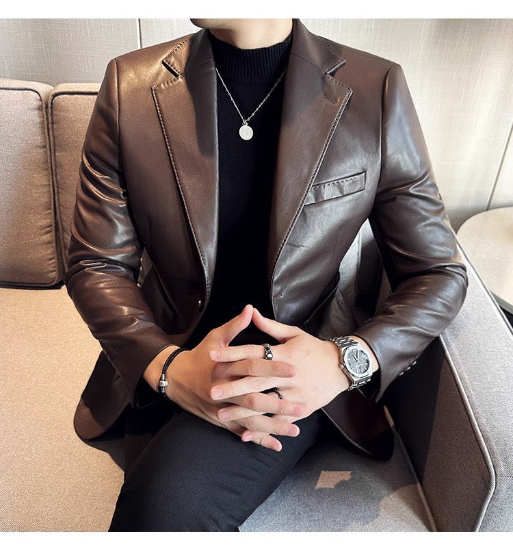 Eleganter Herren Blazer Mit Doppelter Knopfleiste Für Formelle Anlässe-5