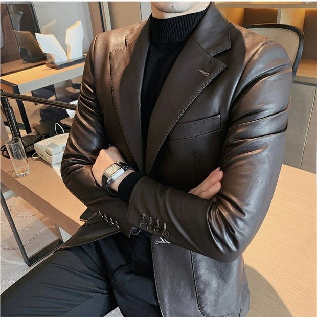 Eleganter Herren Blazer Mit Doppelter Knopfleiste Für Formelle Anlässe-6