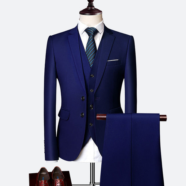 Variant image for Jonah - 3-Piece Slim Fit Men's Suit Set for Weddings and Formal Events-9