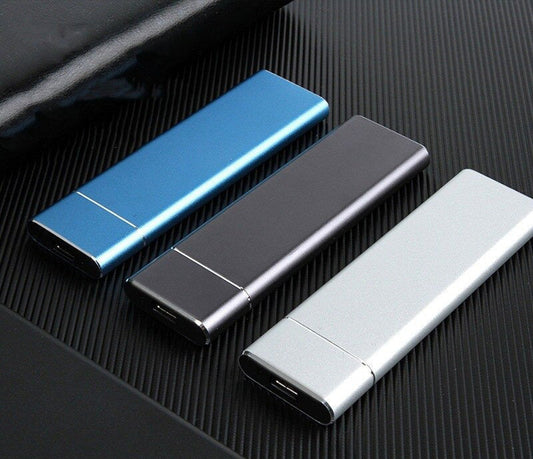 High-Speed External Hard Drive – Compact and Robust Aluminum Case
