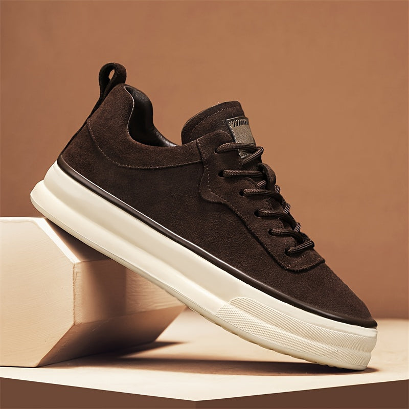 Herren Sneakers Wildleder Atmungsaktiv Bequem Vielseitig Anti-Rutsch-Sohle-6