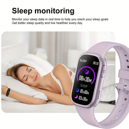 Waterproof smartwatch with 7 days battery life and fast charging function for fitness tracking