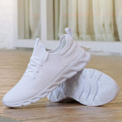 Herren Freizeitschuhe Weiß Größe 42 Leder-1