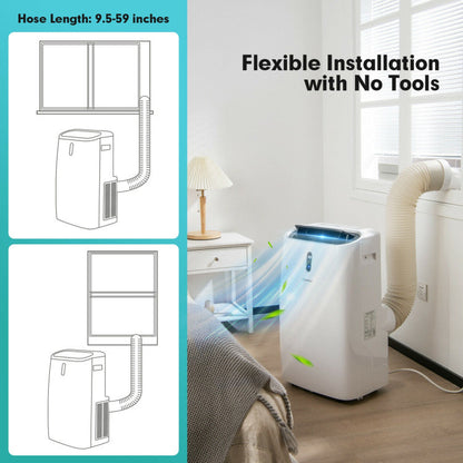 12000 BTU(Ashrae) Portable Air Conditioner with Smart App Control 7