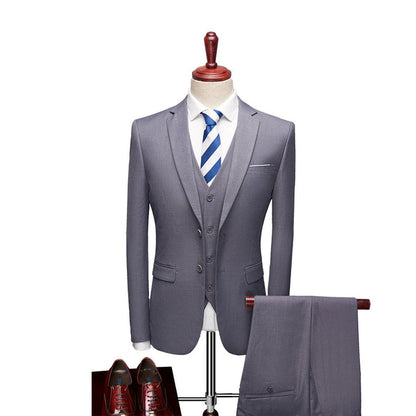 Jonah - 3-Piece Slim Fit Men's Suit Set for Weddings and Formal Events-5