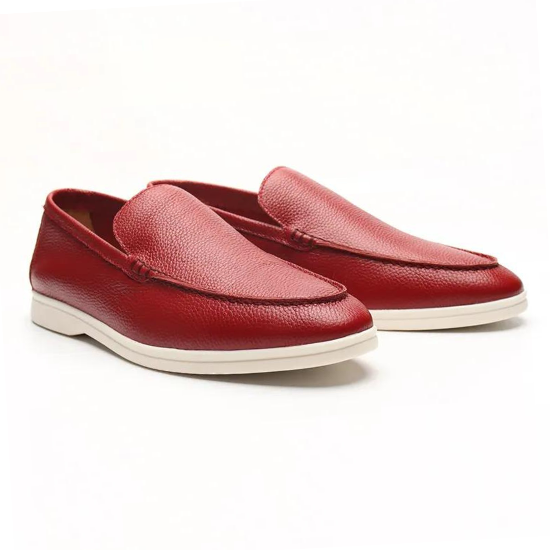 Variant image for Herren Slipper Schwarz Größe 42 Leder | Bequeme Schlupfschuhe für Alltag und Freizeit-41