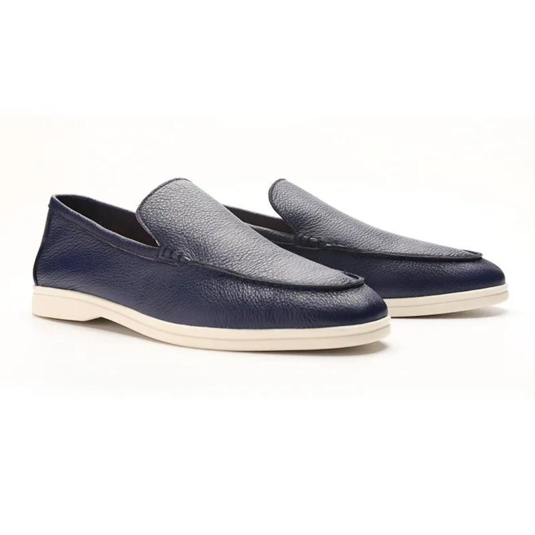 Variant image for Herren Slipper Schwarz Größe 42 Leder | Bequeme Schlupfschuhe für Alltag und Freizeit-11