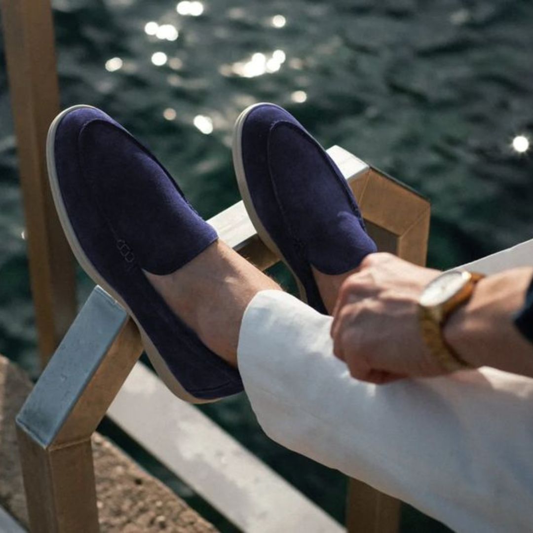 Herren Slipper Beige Größe 42 Wildleder – Bequeme Schlupfschuhe für den Sommer-2