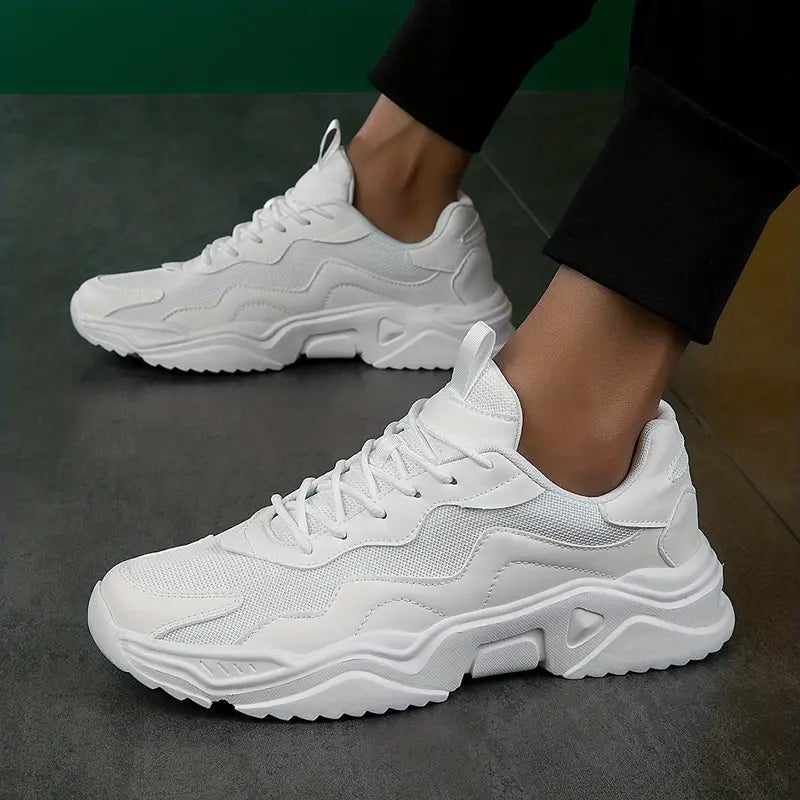 Herren Sneaker Schwarz Größe 42 Atmungsaktiv Stoff-2