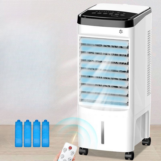 Multifunctional air cooler with high capacity – 4-in-1 system with 12L water tank & ice compartments | Refreshing cooling | Ideal for home