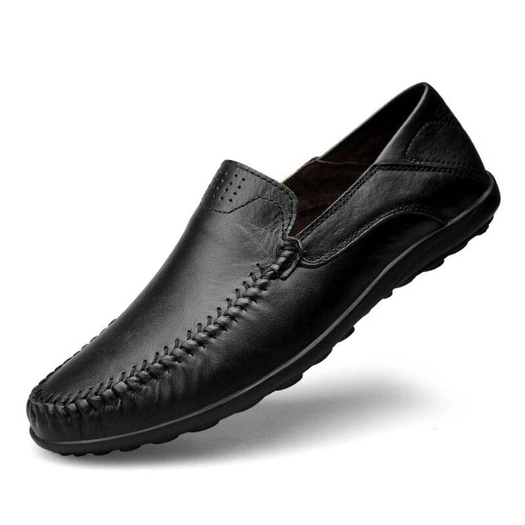 Herren Sommerschuhe Braun Größe 42 Atmungsaktiv Leder Luftige Sommer Schuhe Herren-5