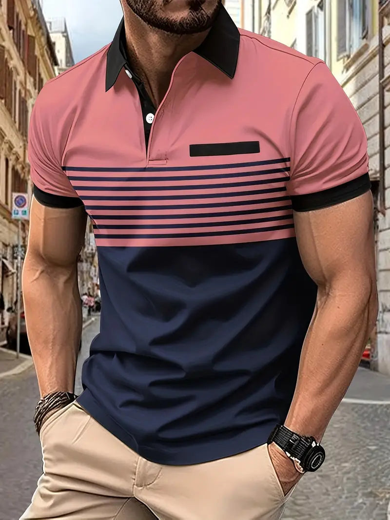 Variant image for Herren Polo Shirt Blau Größe M Baumwollmischung-7