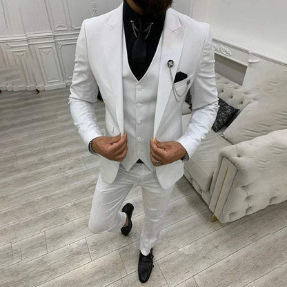 Variant image for Herrenanzug Slim Fit Baumwoll-Polyester-Mischung Vielseitig Elegant-37