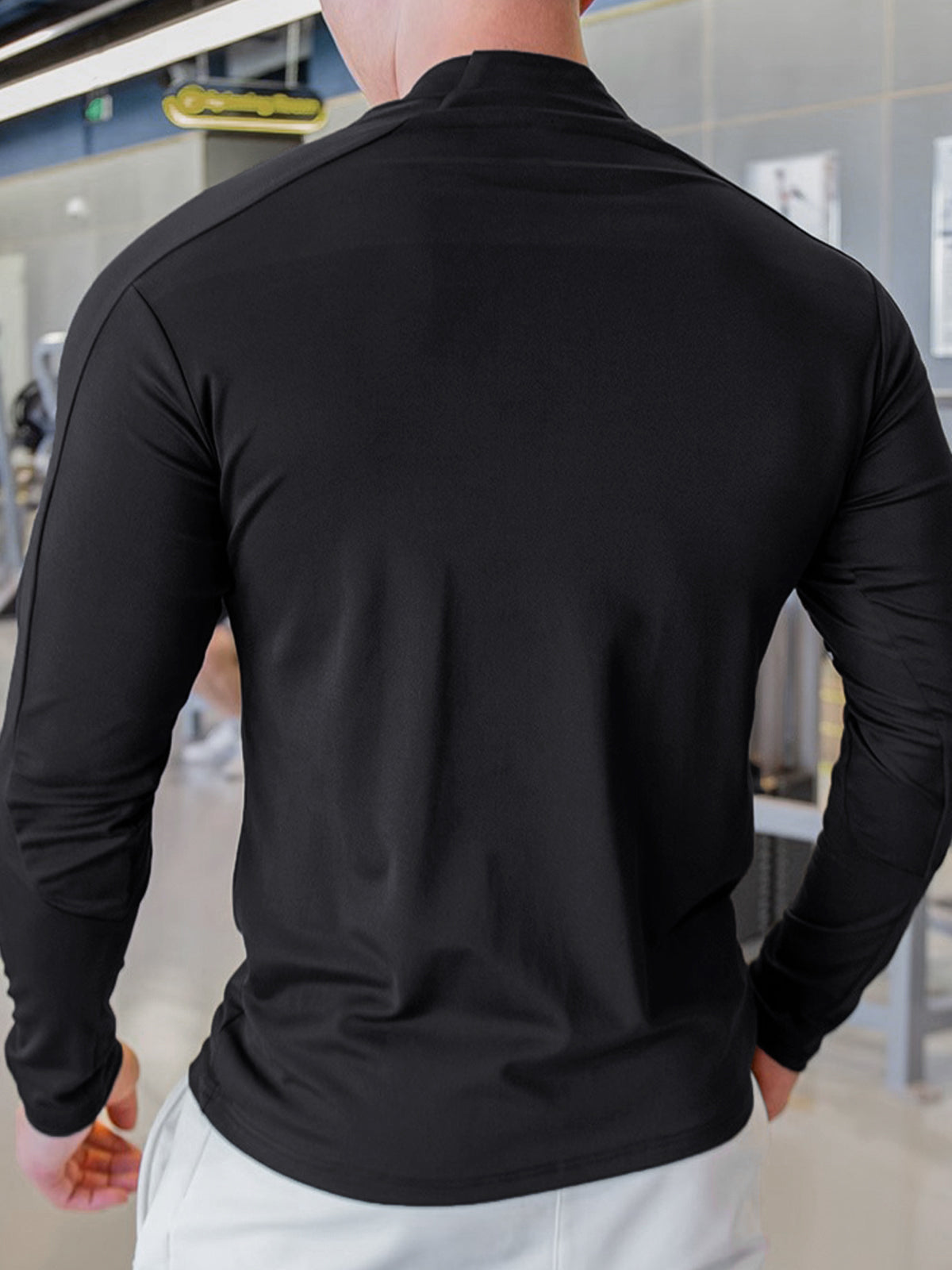 Herren Trainingsjacke Atmungsaktiv Flexibel Polyester Sportjacke-6