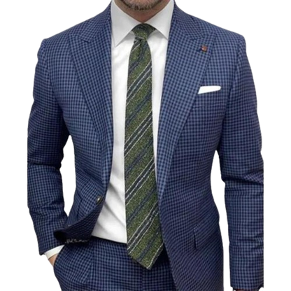 Dewitt - Men's Jacket, Blue Striped Reversible Design for Stylish Comfort-2