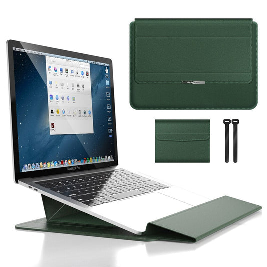 3-in-1-Laptophülle, wasserdicht, stoßfest und mit Zubehöraufbewahrung – elegante MacBook-Hülle für unterwegs und im Büro 0