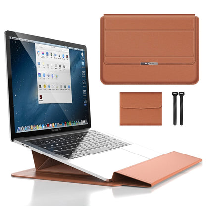 3-in-1-Laptophülle, wasserdicht, stoßfest und mit Zubehöraufbewahrung – elegante MacBook-Hülle für unterwegs und im Büro 3