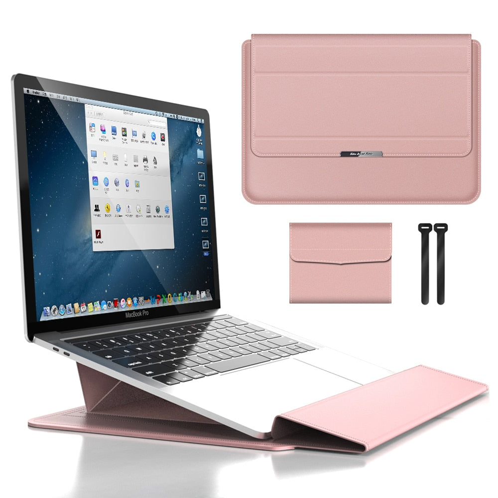 3-in-1-Laptophülle, wasserdicht, stoßfest und mit Zubehöraufbewahrung – elegante MacBook-Hülle für unterwegs und im Büro 5