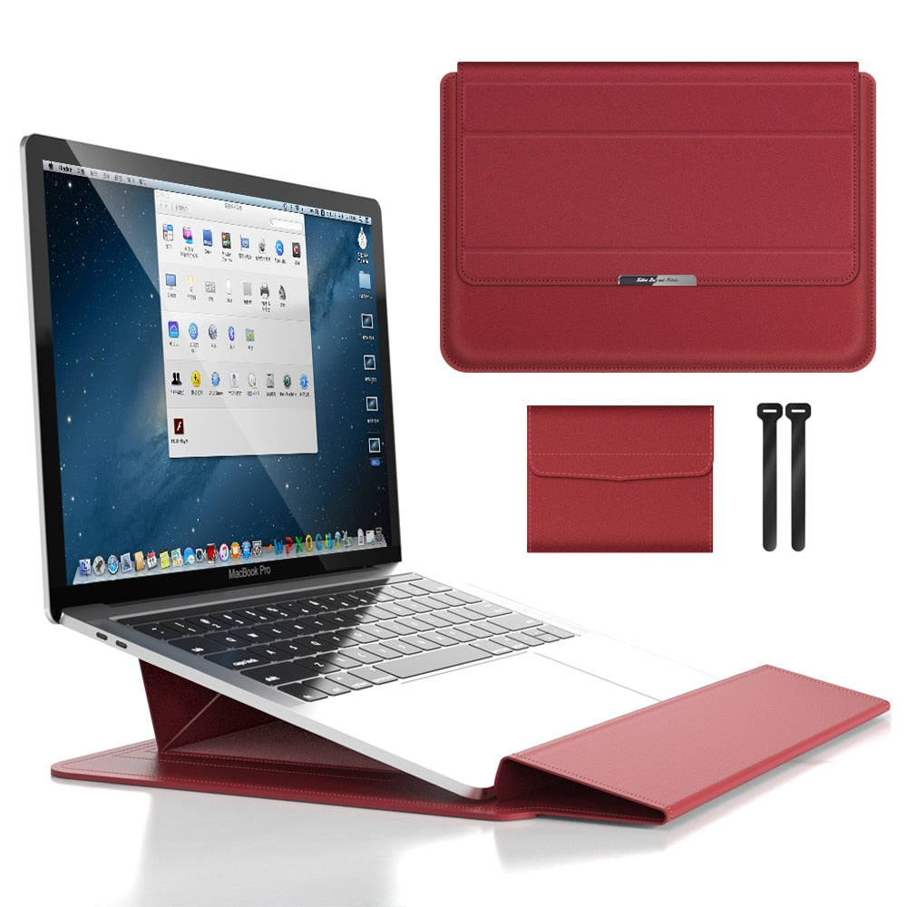 3-in-1-Laptophülle, wasserdicht, stoßfest und mit Zubehöraufbewahrung – elegante MacBook-Hülle für unterwegs und im Büro 6
