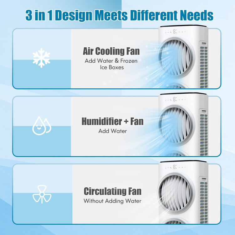 3-in-1 Evaporative Air Cooler with 9H Timer Remote 7