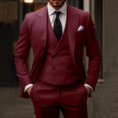 3-teiliger Herren anzug mit Sakko, Weste und Hose | Elegant, vielseitig & hochwertig