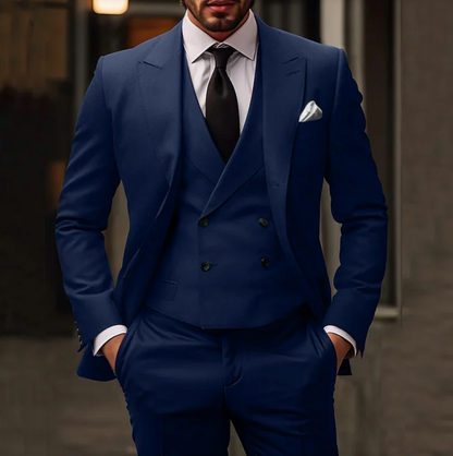 3-teiliger Herren anzug mit Sakko, Weste und Hose | Elegant, vielseitig & hochwertig