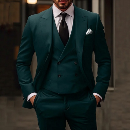 3-teiliger Herren anzug mit Sakko, Weste und Hose | Elegant, vielseitig & hochwertig