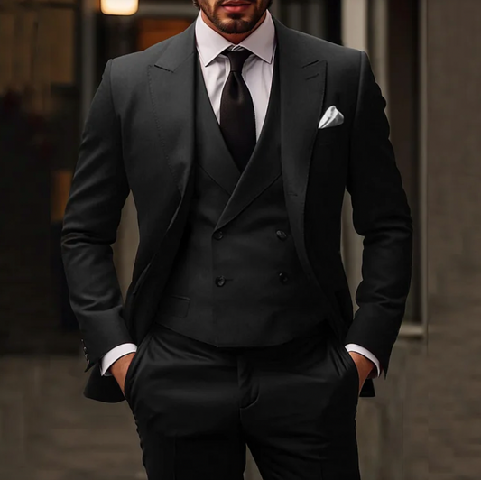 3-teiliger Herren anzug mit Sakko, Weste und Hose | Elegant, vielseitig & hochwertig