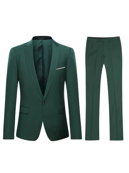 Variant image for Men's Suit Set Black Size M Polyester Blazer and Pants-15