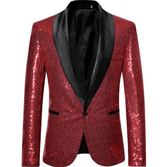 Eleganter Herren Blazer - Schmale Passform Für Geschäft und Feierlichkeiten-1